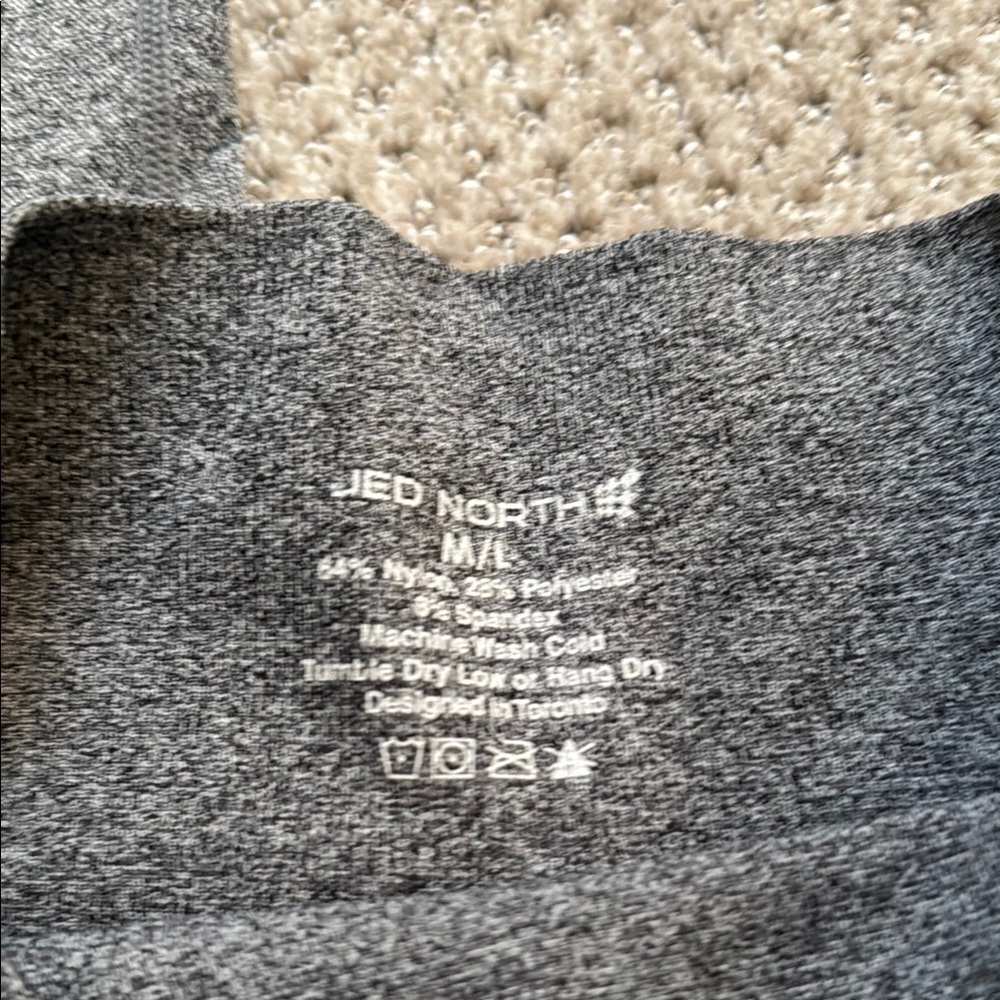 Jed North Gray Leggings with High-Rise Waistband - Picture 8 of 11